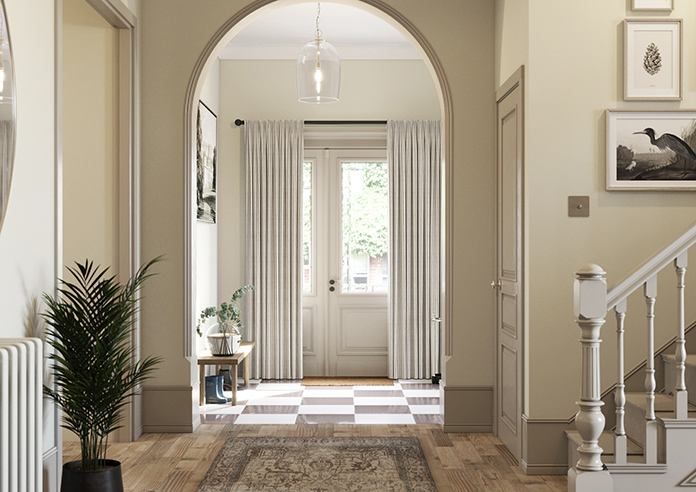 Emily Bond Oscar Stripe, Smoke - Made to Measure Curtains - Image 3